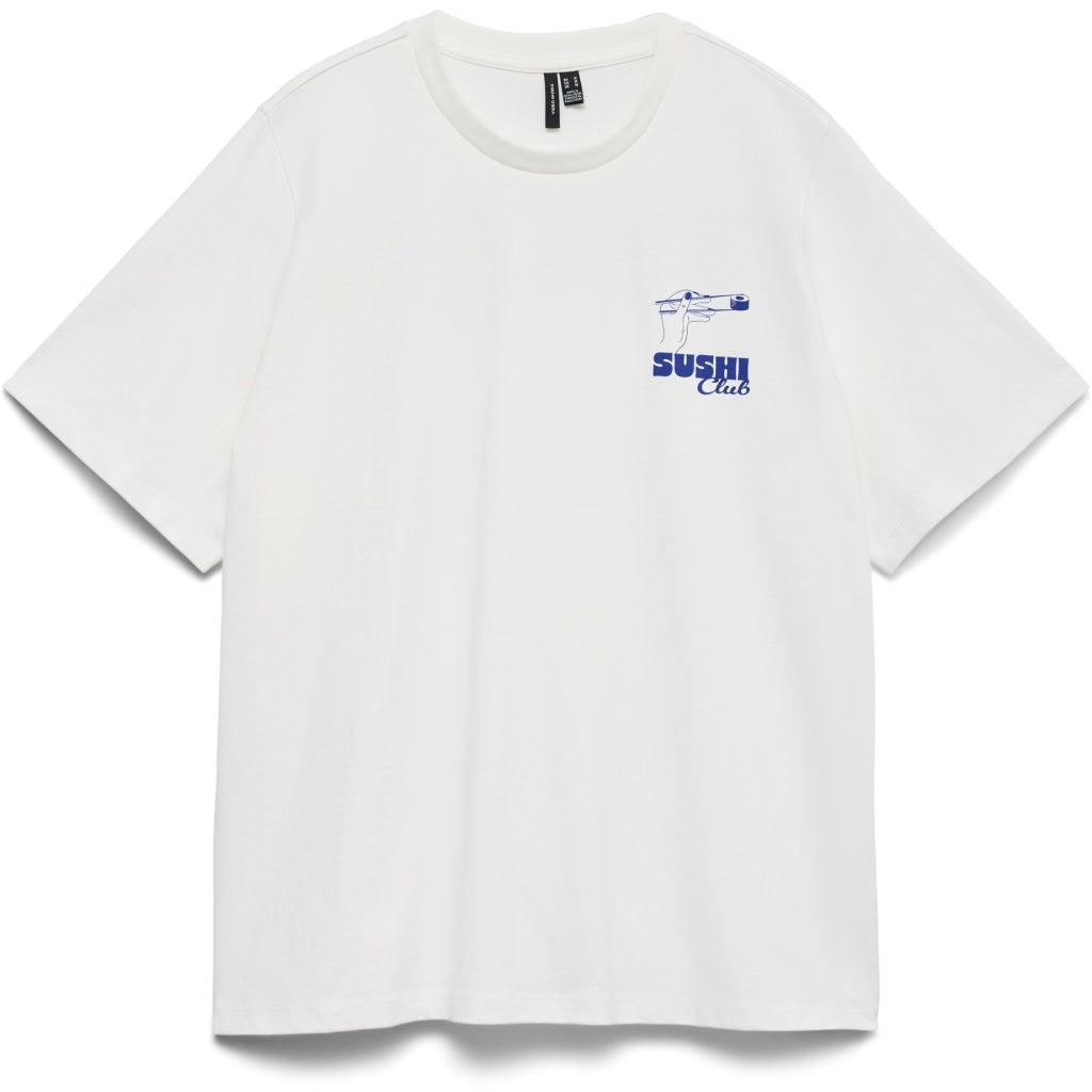 VERO MODA Dame Top VMLilje - Snow White Sushi VERO MODA Dame Top VMLilje - Snow White Sushi