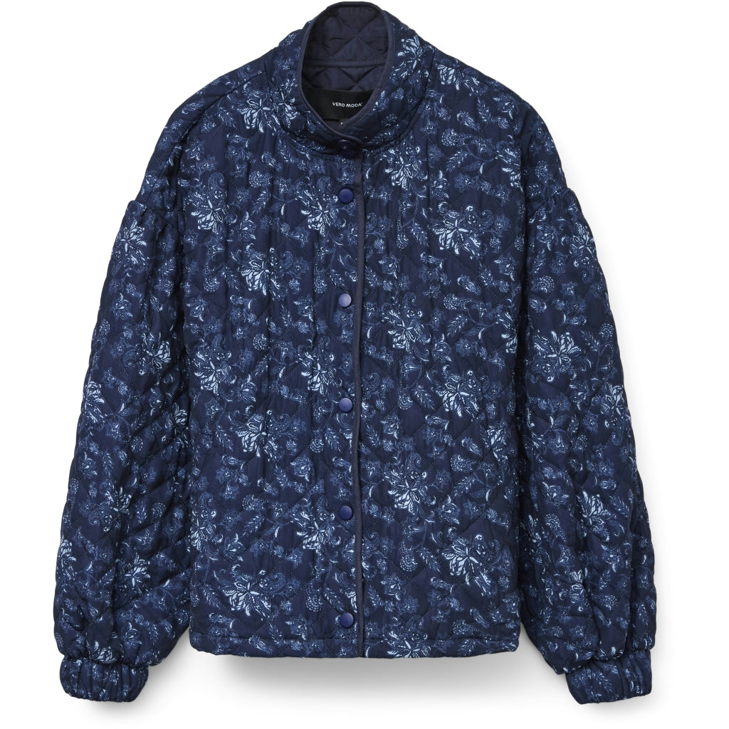 VERO MODA dame jakke VMJANE - Faded Denim Blue Paiysley VERO MODA dame jakke VMJANE - Faded Denim Blue Paiysley