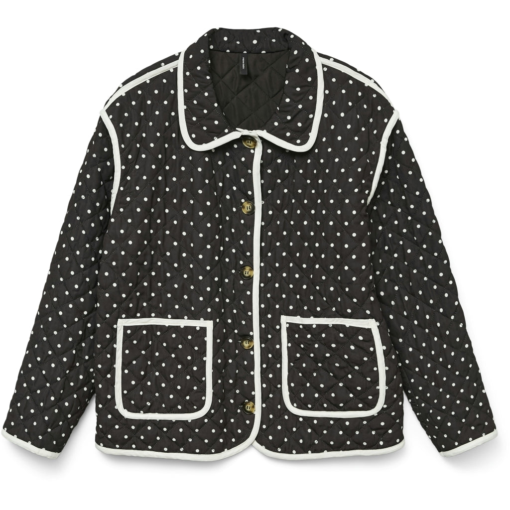 VERO MODA dame jakke VMSANNE - Black Dots VERO MODA dame jakke VMSANNE - Black Dots