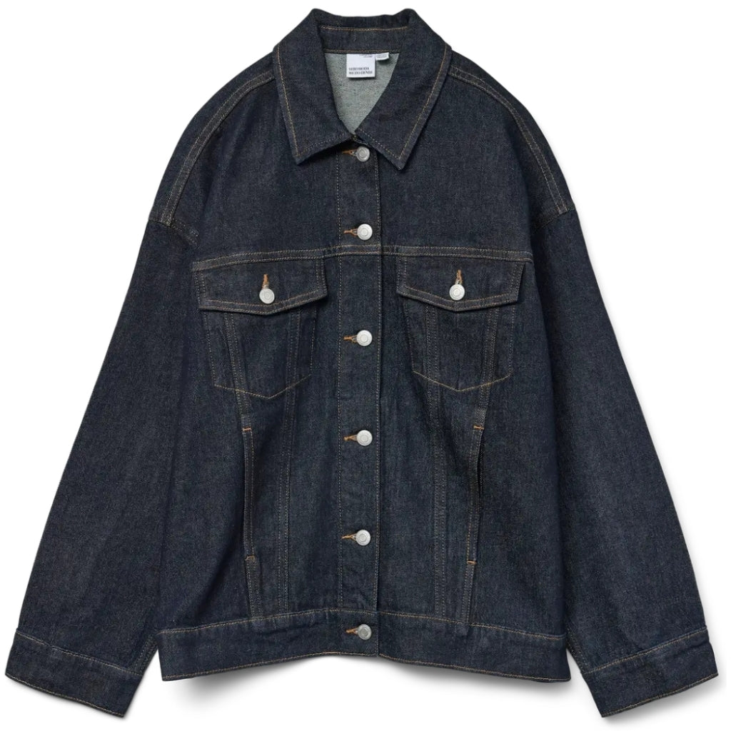 VERO MODA dame jakke VMTESSA - Dark Blue Denim