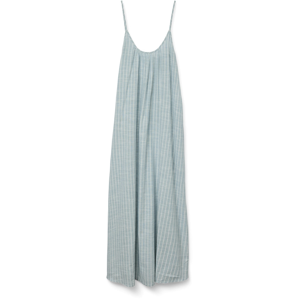 VERO MODA dame kjole VMKAORI - Tourmaline CLOUD DANCER