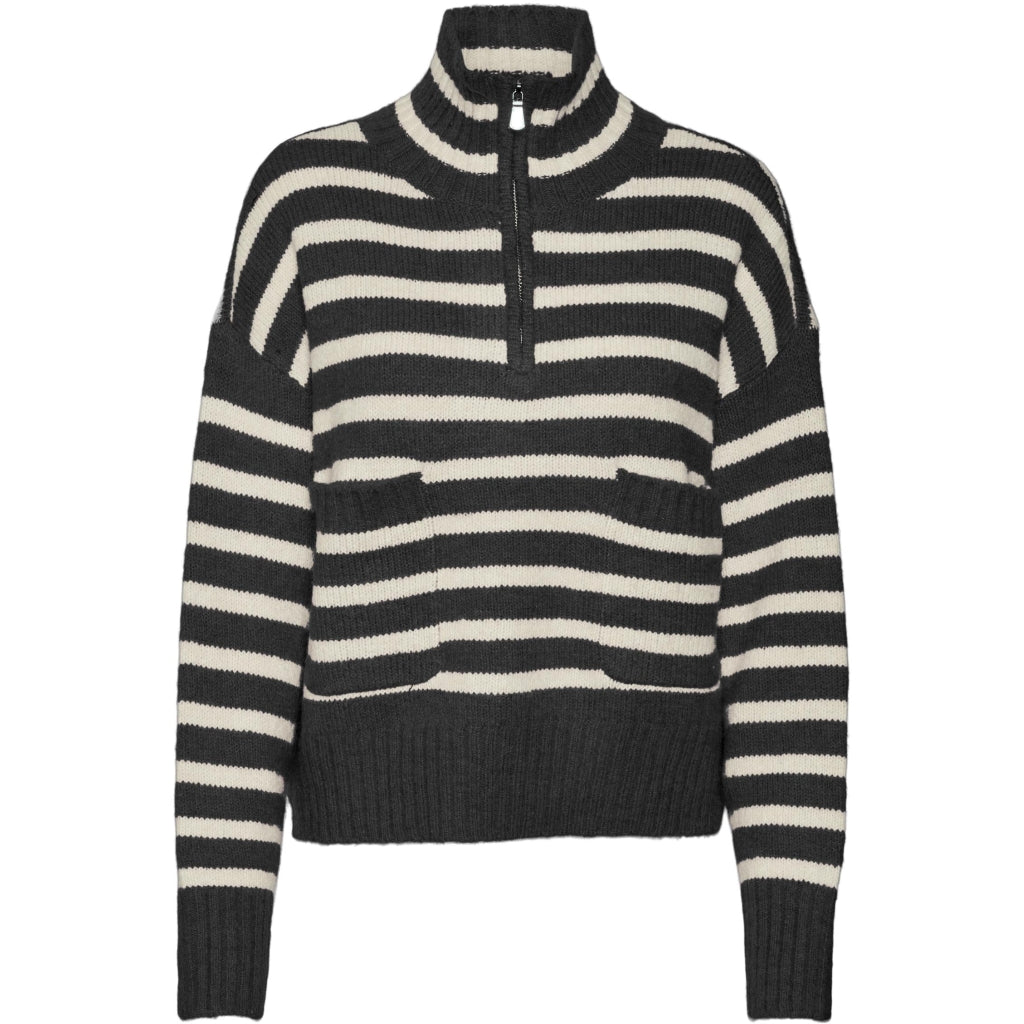 VERO MODA dame pullover VMCARRY - Black BIRCH VERO MODA dame pullover VMCARRY - Black BIRCH
