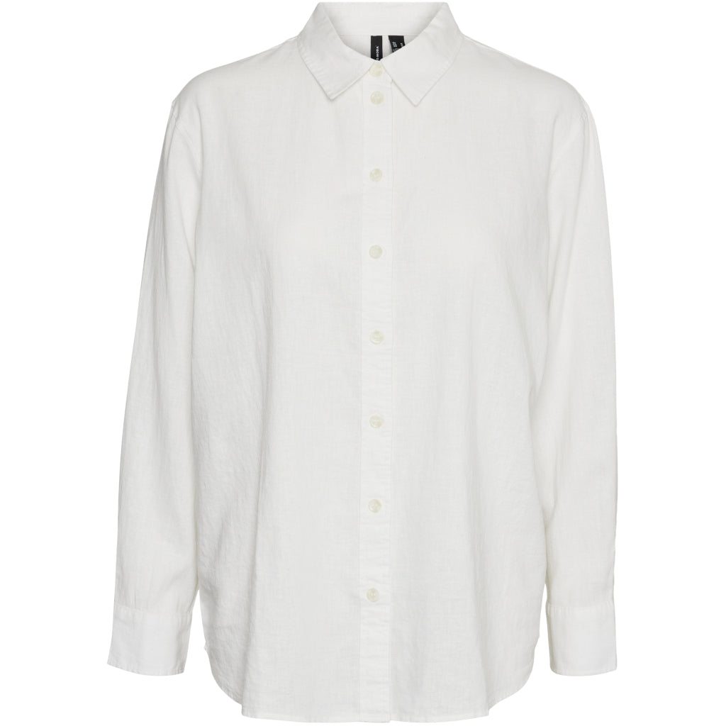 VERO MODA dame skjorte VMLINN - Snow white VERO MODA dame skjorte VMLINN - Snow white