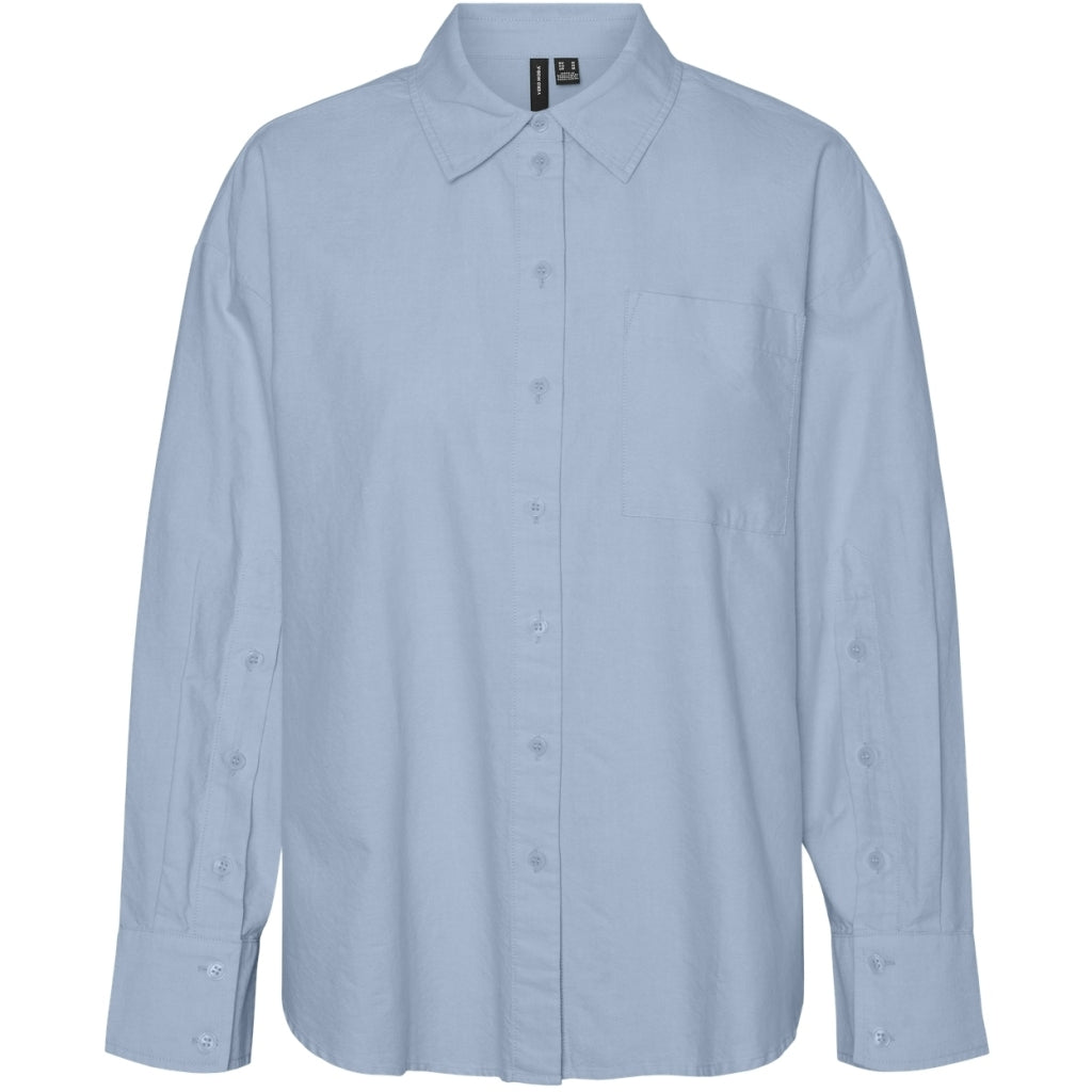 VERO MODA dame skjorte VMNELLIE - Cashmere Blue