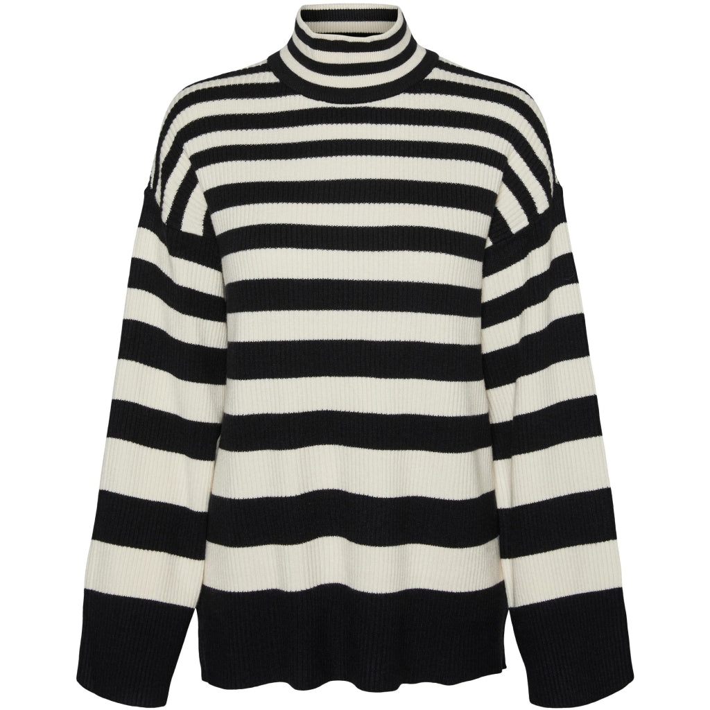 VERO MODA dame strik VMHERMOSA - Black W BIRCH VERO MODA dame strik VMHERMOSA - Black W BIRCH