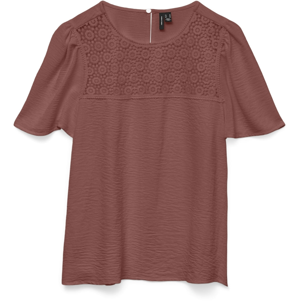 VERO MODA dame top VMALVA - Marsala VERO MODA dame top VMALVA - Marsala