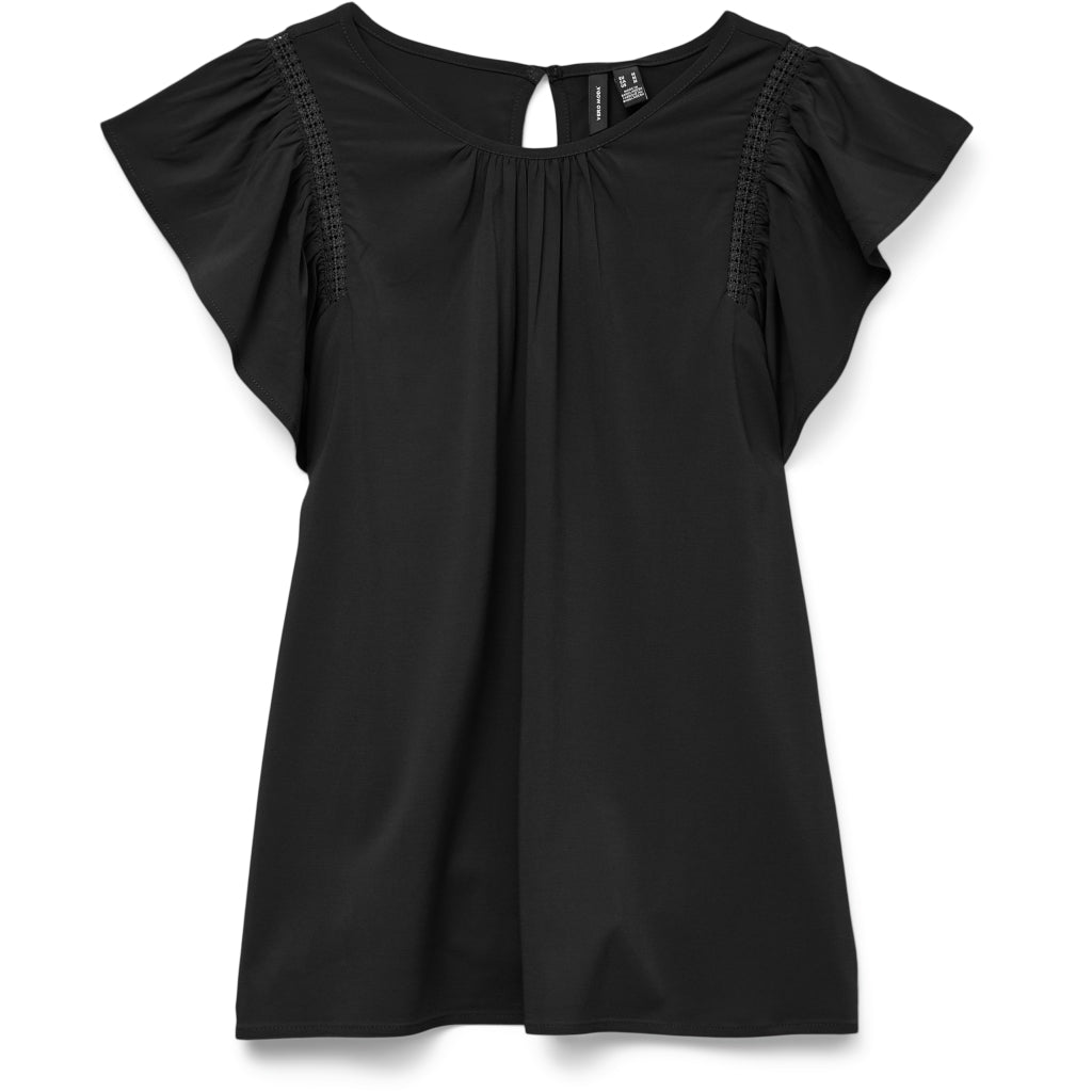 VERO MODA dame top VMBELLA - Black VERO MODA dame top VMBELLA - Black