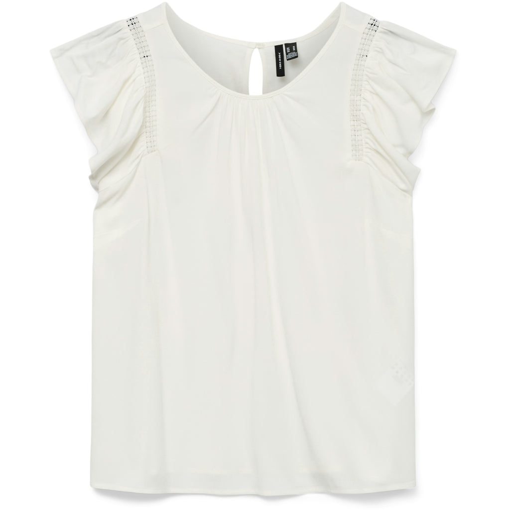 VERO MODA dame top VMBELLA - Snow white