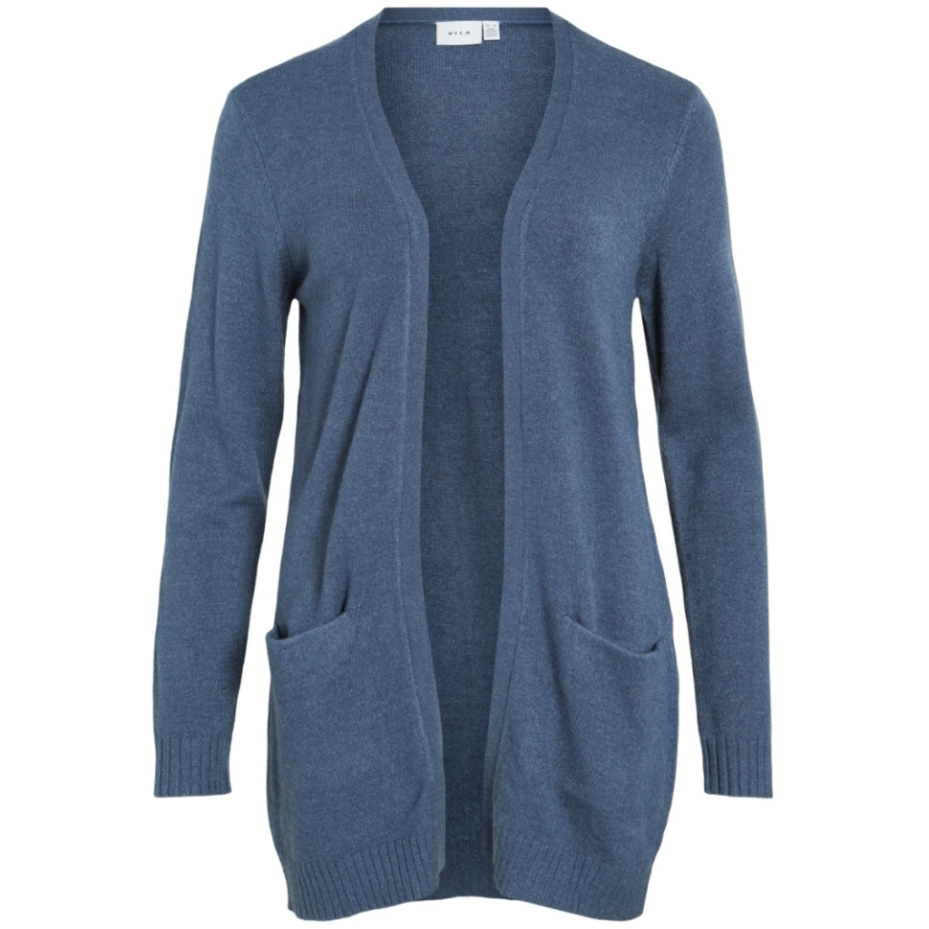 VILA dame cardigan VIRIL - Vintage Indigo Dark Melange