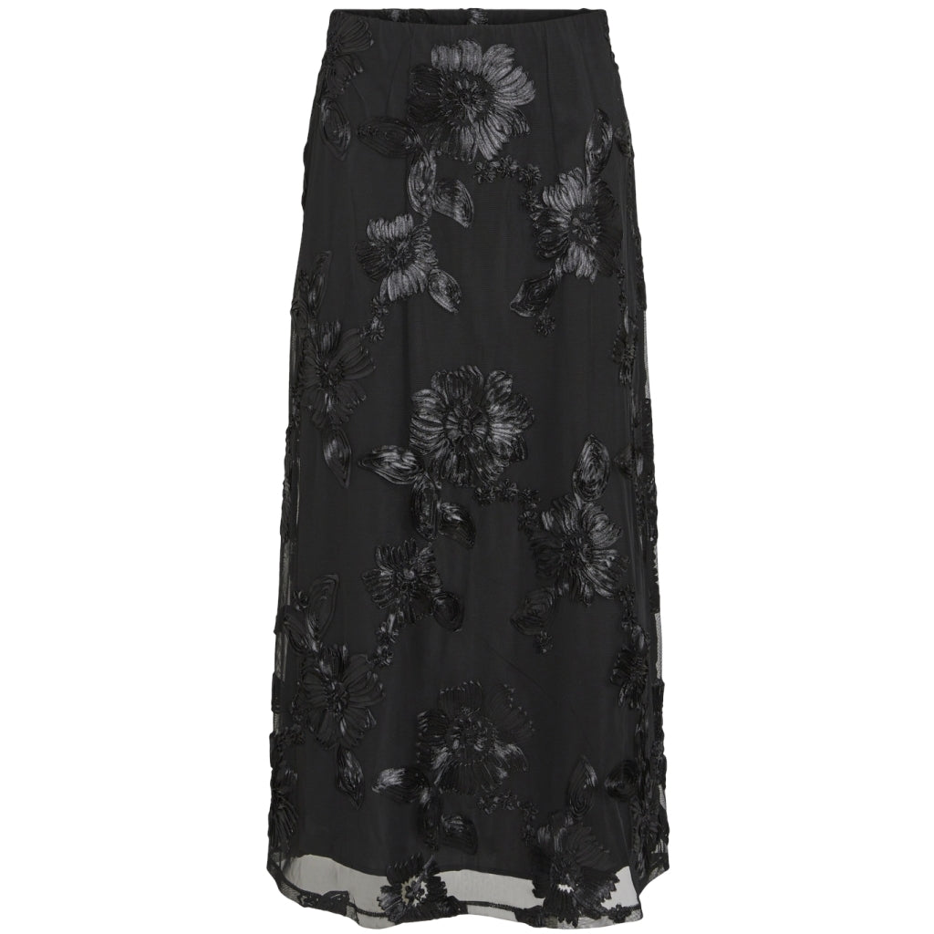 VILA dame nederdel VISTELLE - Black Beauty VILA dame nederdel VISTELLE - Black Beauty
