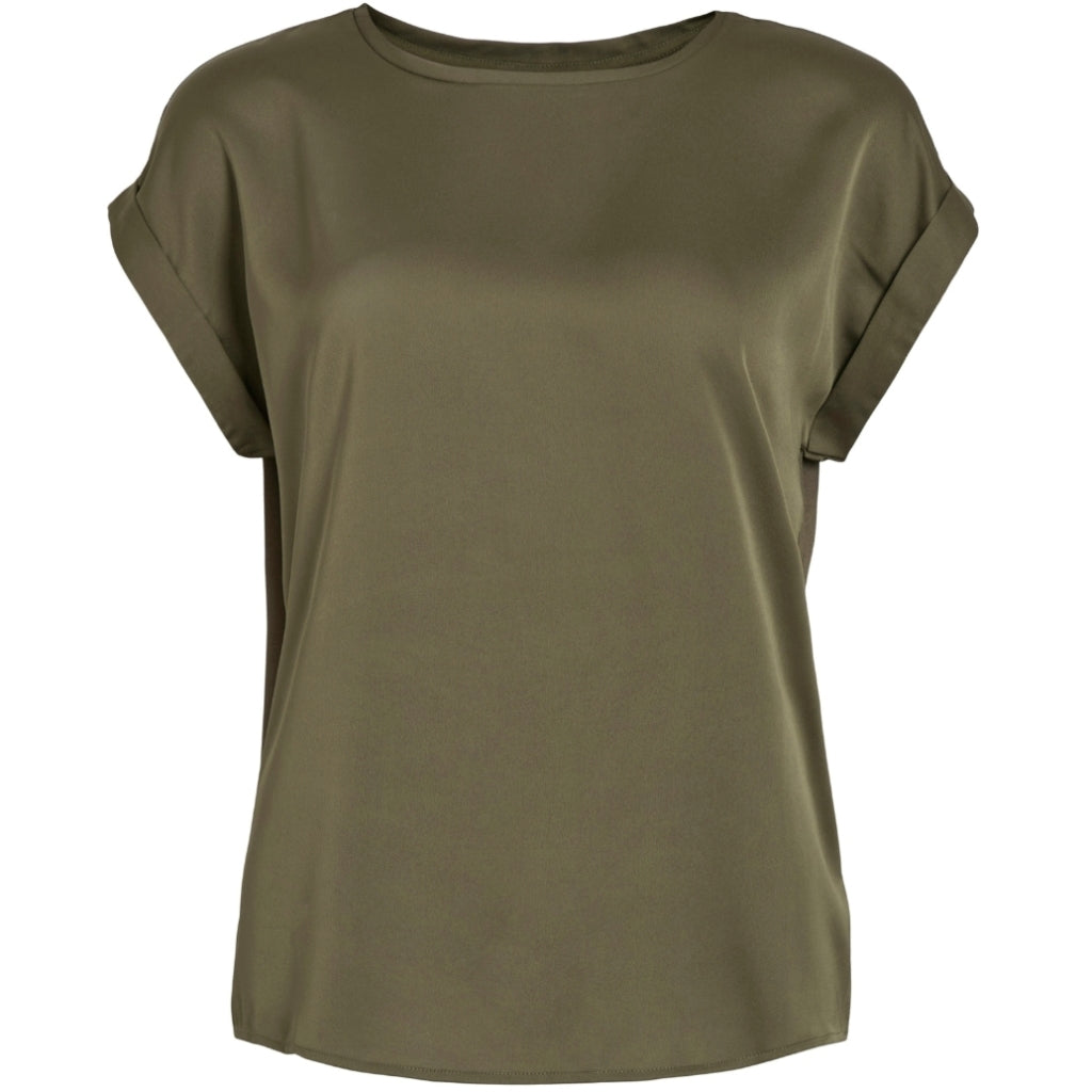 VILA dame top VIELLETTE - Dusty Olive