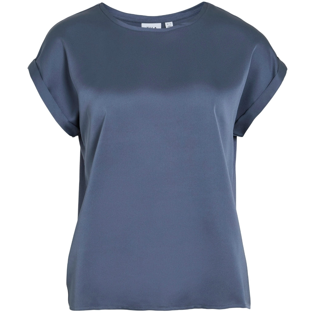 VILA dame top VIELLETTE - Vintage Indigo