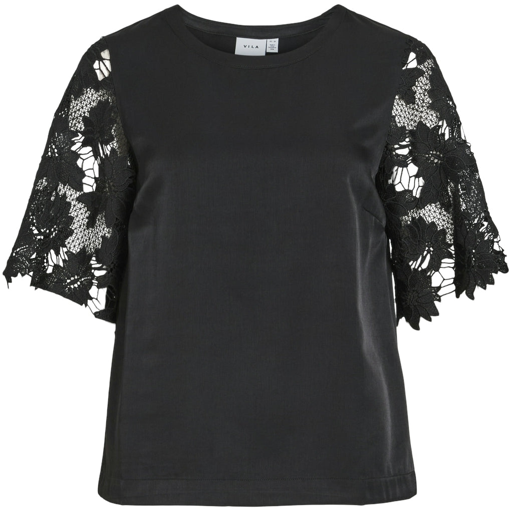 VILA dame top VISASSY - Black Beauty VILA dame top VISASSY - Black Beauty