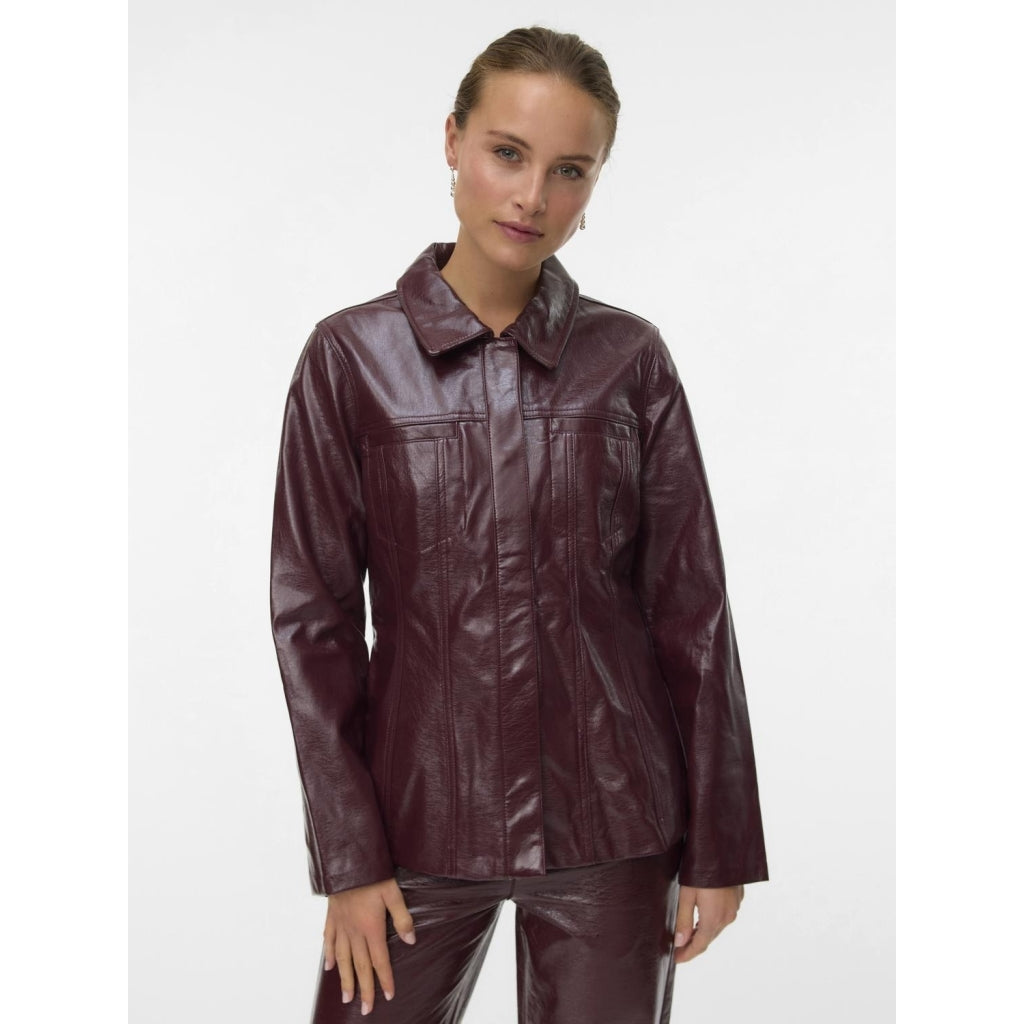 Vero Moda Dame Jakke VMLOTTIE - Winetasting Vero Moda Dame Jakke VMLOTTIE - Winetasting
