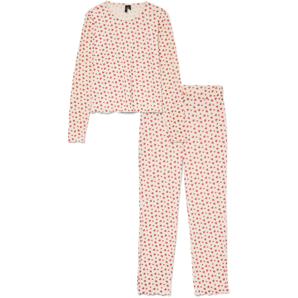 Vero Moda Dame Nattøj Sæt JUL XMAS VMPIPPA - Birch AOP:MILA Vero Moda Dame Nattøj Sæt JUL XMAS VMPIPPA - Birch AOP:MILA