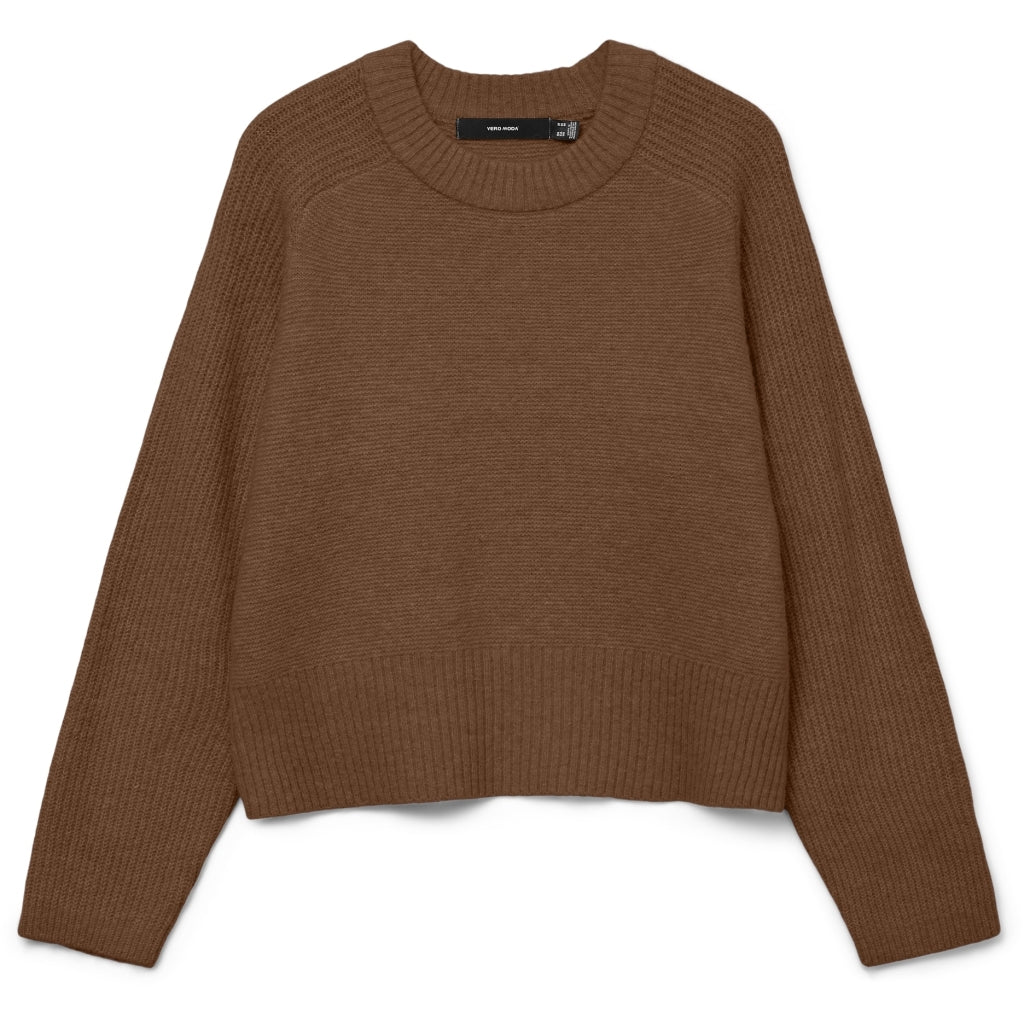 Vero Moda Dame Pullover VMBANG - Emperador Detail:Melange Vero Moda Dame Pullover VMBANG - Emperador Detail:Melange
