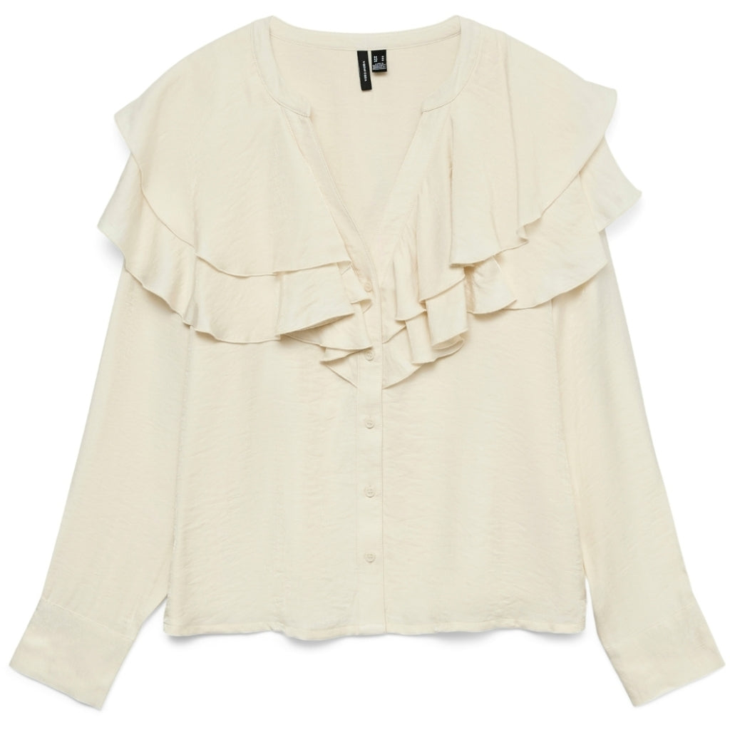 Vero Moda dame bluse VMLIZZI - Birch