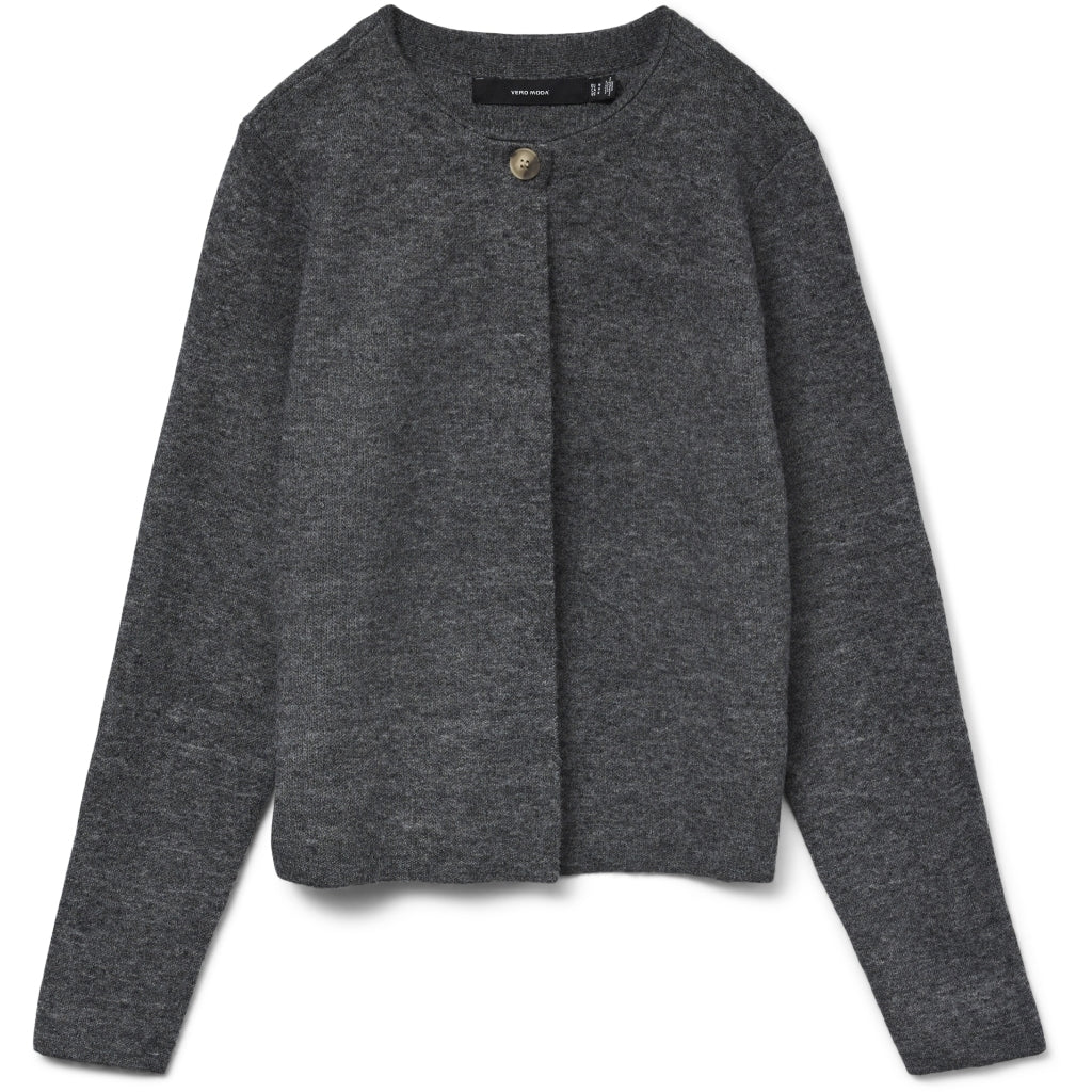 Vero Moda dame cardigan VMMARINA - Dark grey melange