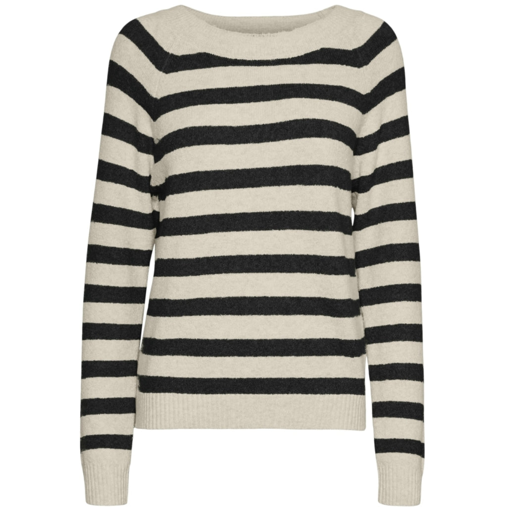 Vero Moda dame strik VMDOFFY - Birch W. BLACK MELANGE