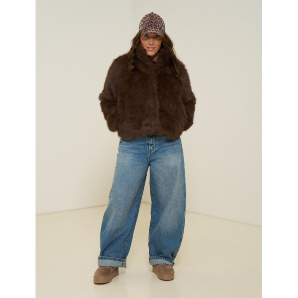 Vero moda dame jakke VMMONROE - Chocolate Torte Vero moda dame jakke VMMONROE - Chocolate Torte