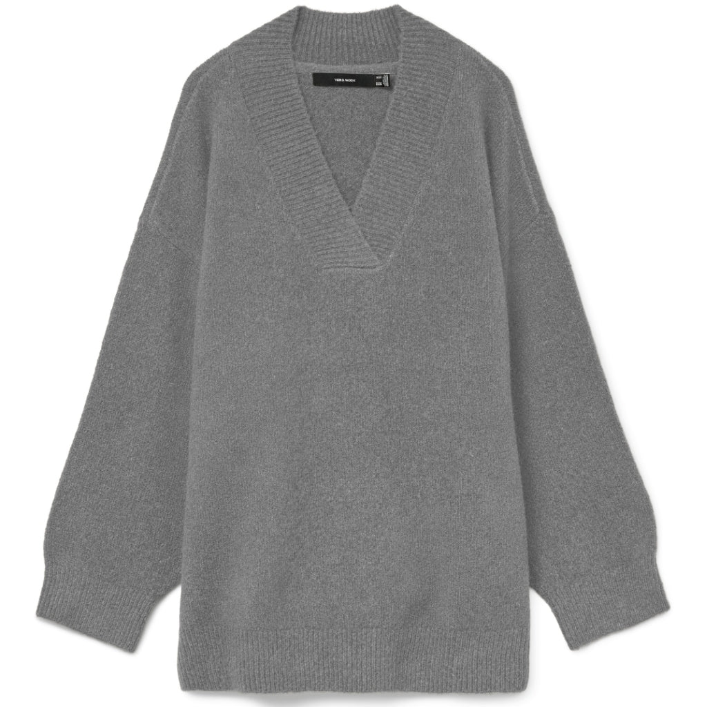 Vero moda dame strik trøje VMBANG - Medium grey melange