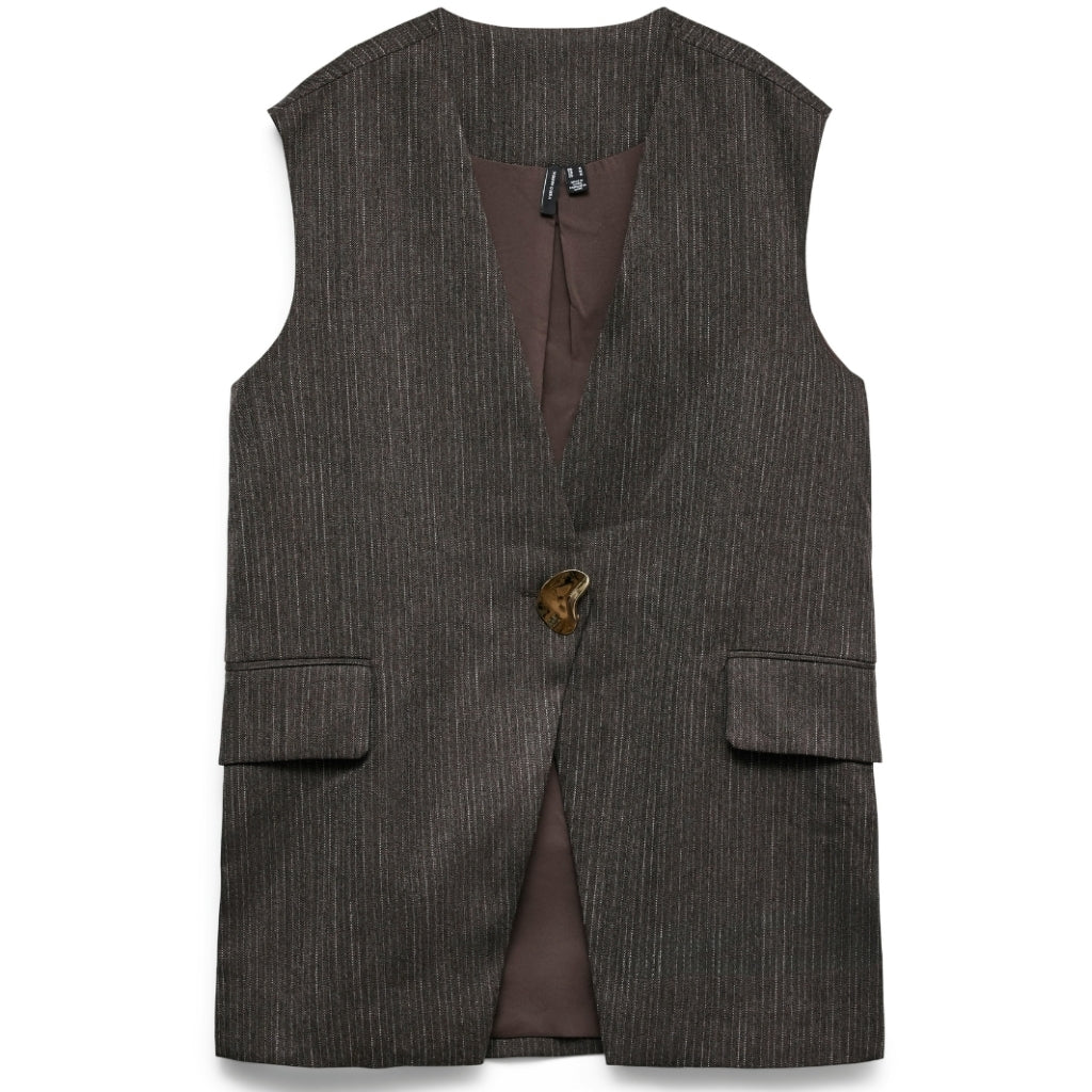 Vero moda dame vest VMKYLAN - Toffee