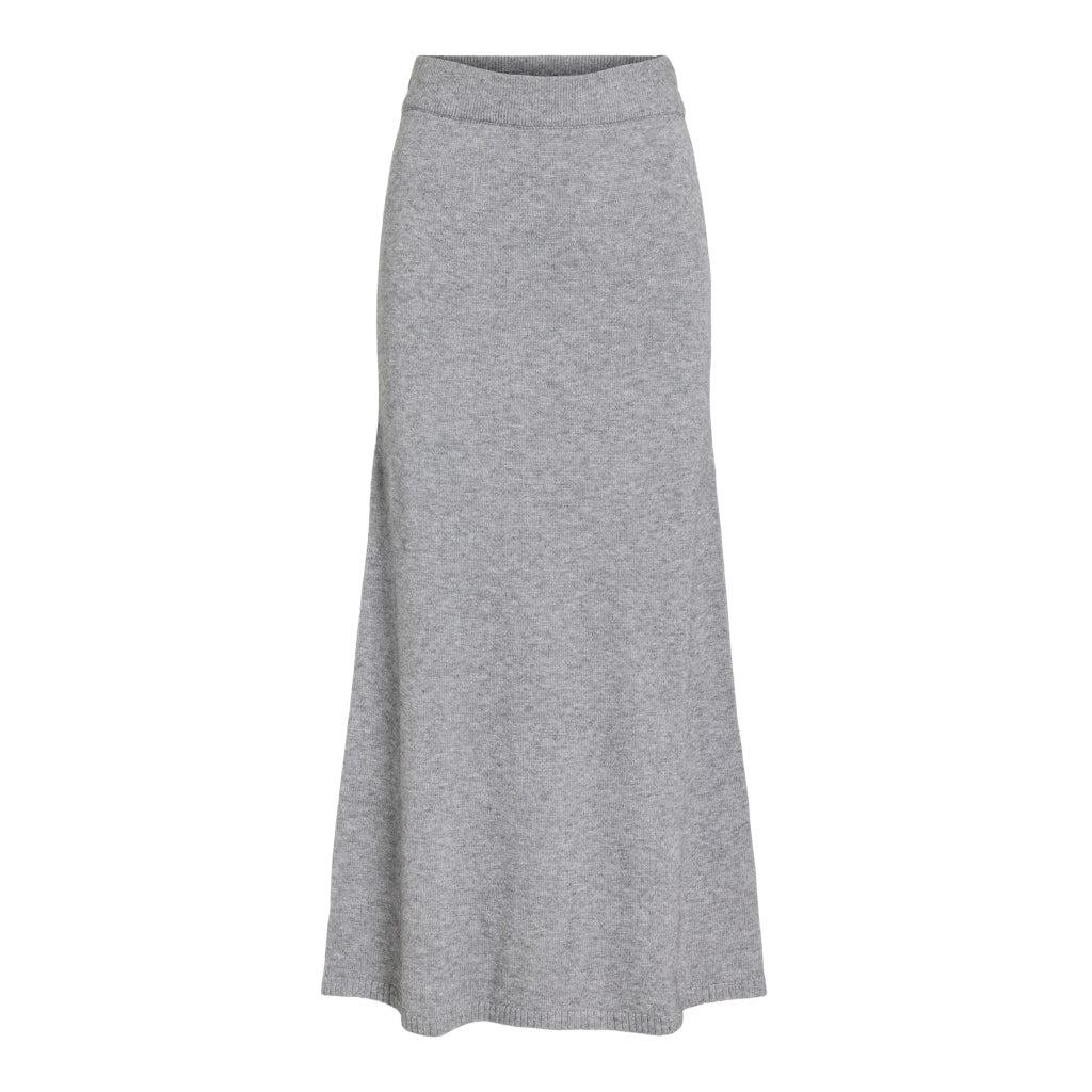 Vila dame nederdel VIRIL - Medium grey melange